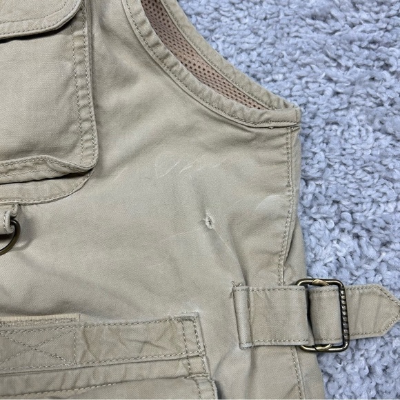 Woolrich Vest Mens Medium Mesh Lined Multi Pocket Outdoors Hunting Fishing Camp - Picture 9 of 9